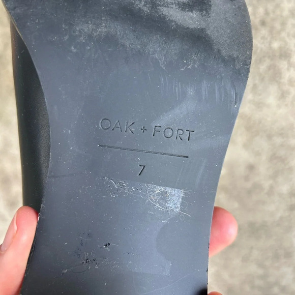 Oak & Fort Square toe Mules,  size 7, - Picture 9 of 9